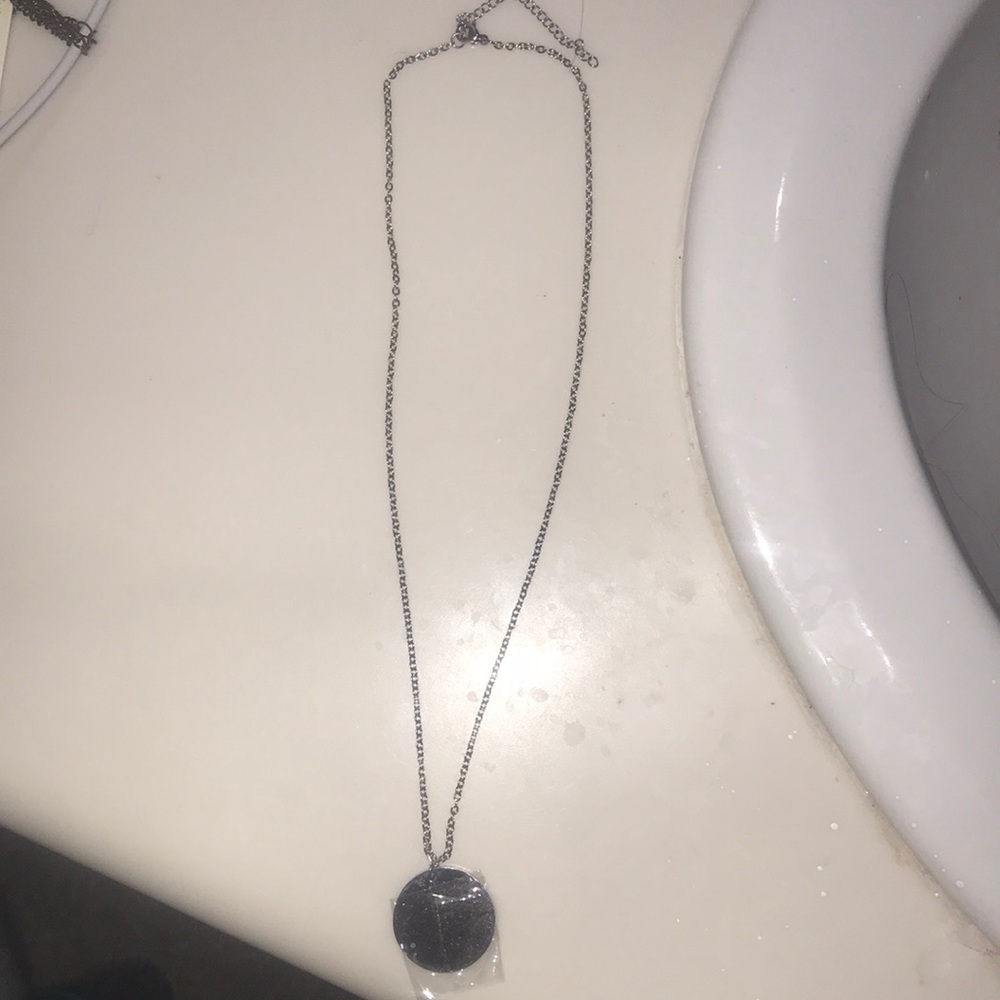 Silver Dangly Necklace